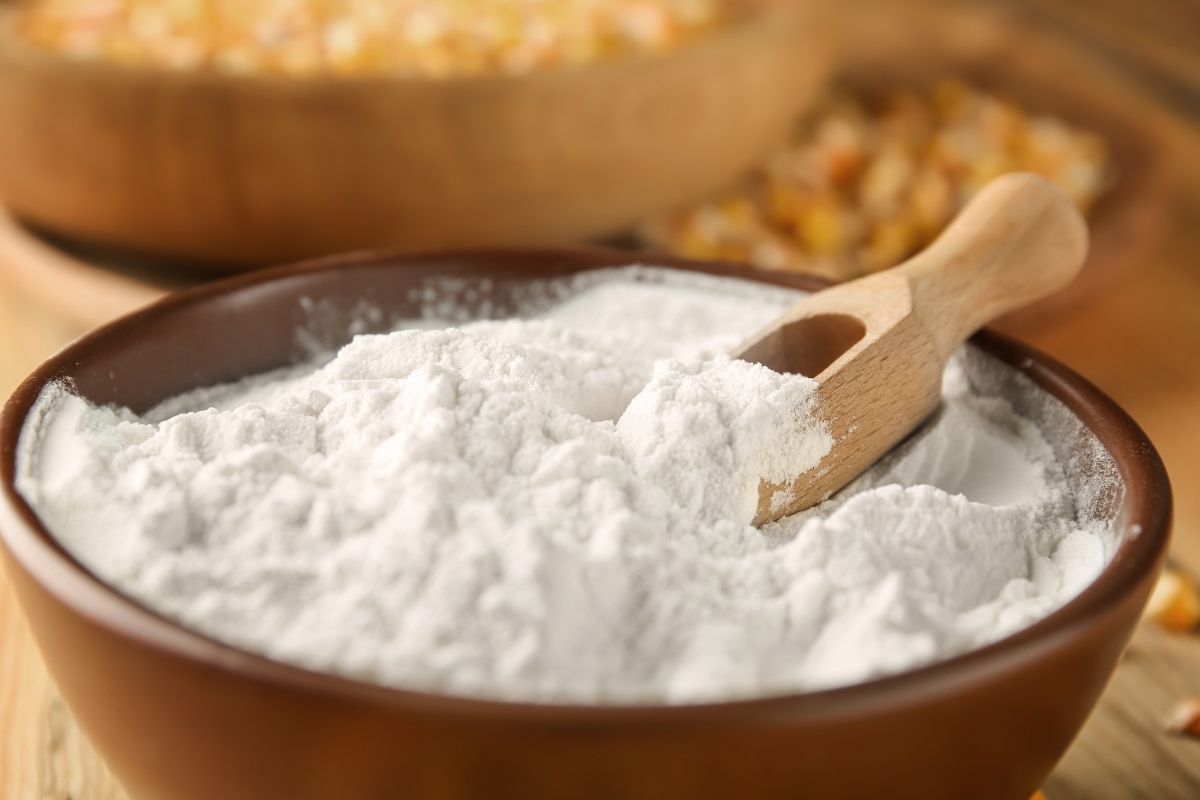 how much flour to substitute for cornstarch