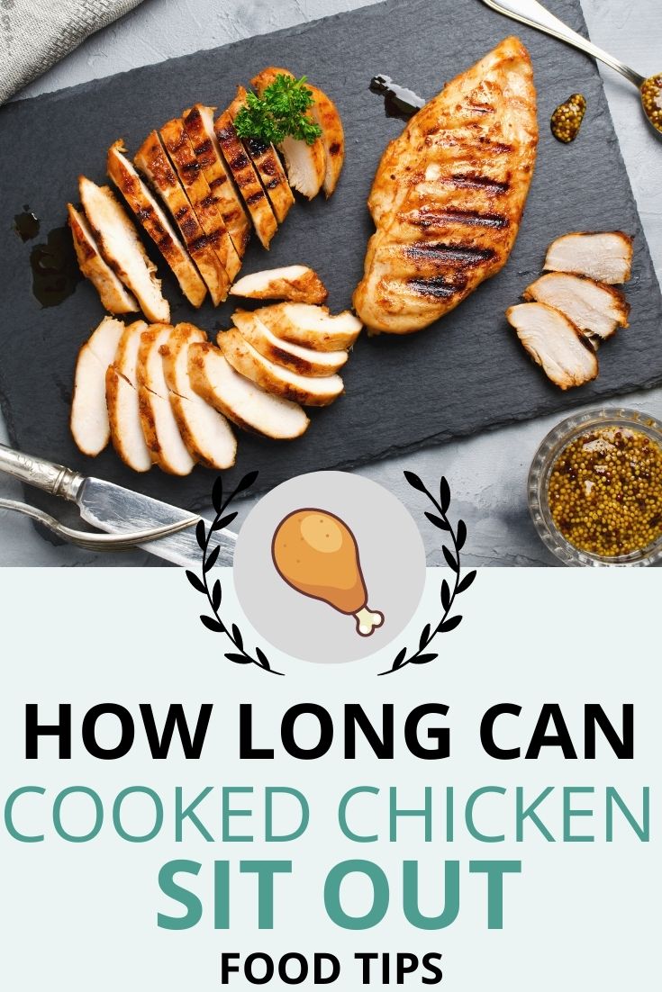 how long can cooked chicken sit out