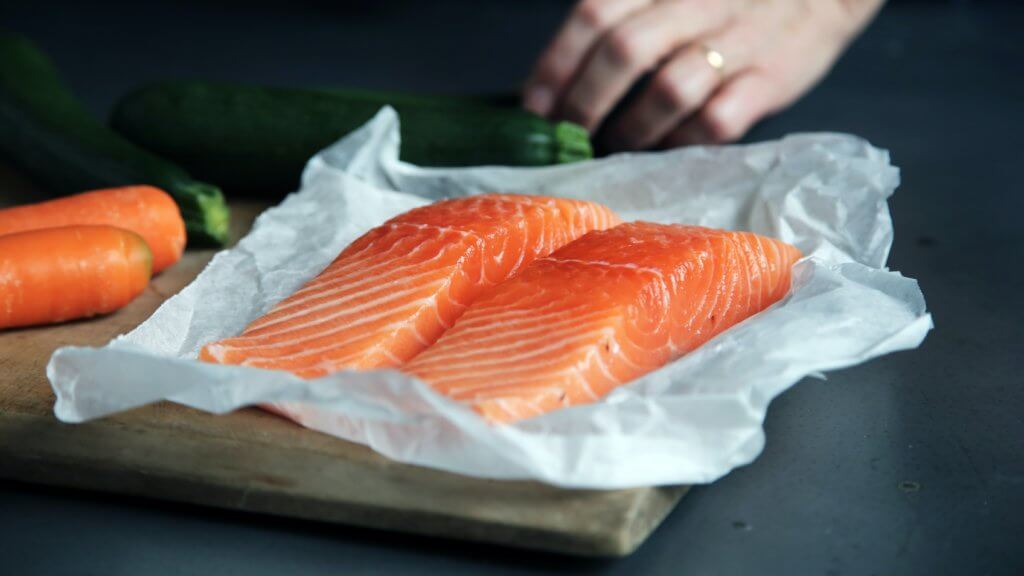 Salmon Prep for Curing