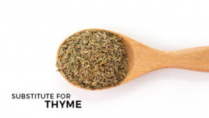 thyme substitute for lamb