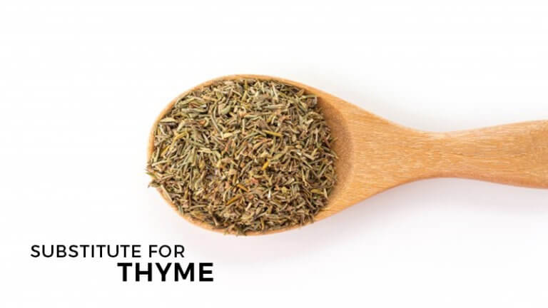 fresh thyme substitute dried