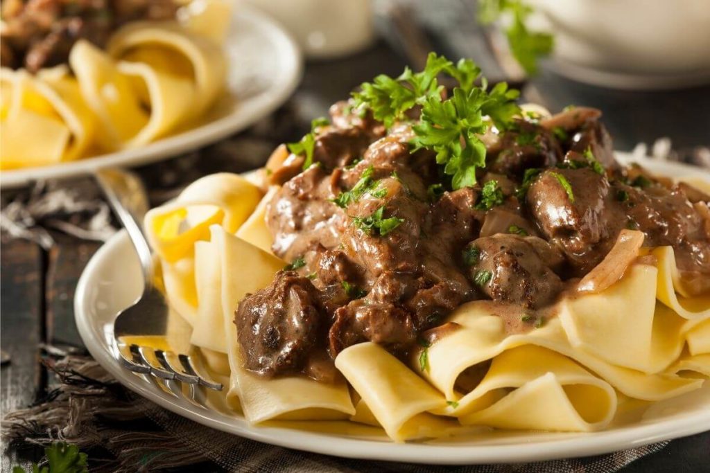 Beef Stroganoff