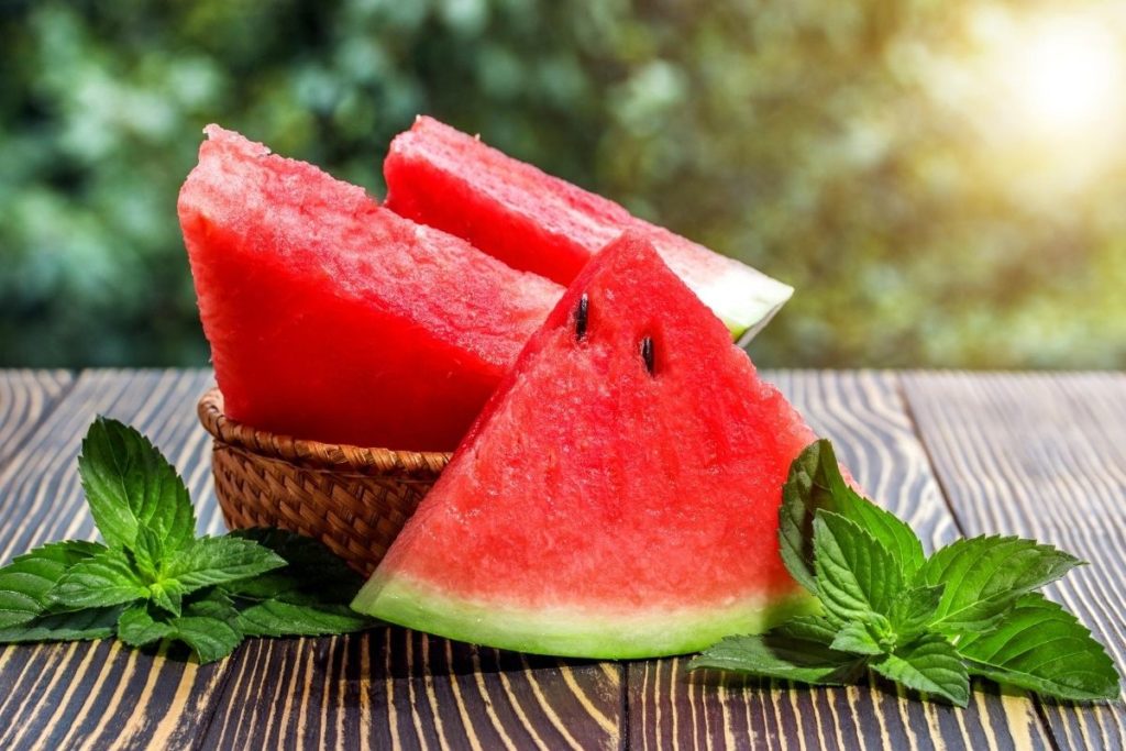 Sliced Watermelon