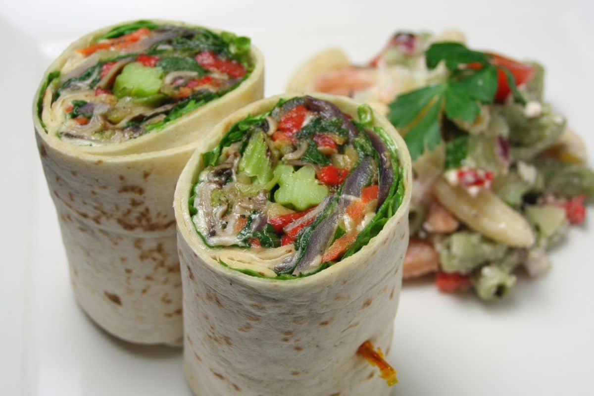 Vegetarian Veggie Wrap- Sandwich Wrap Ideas