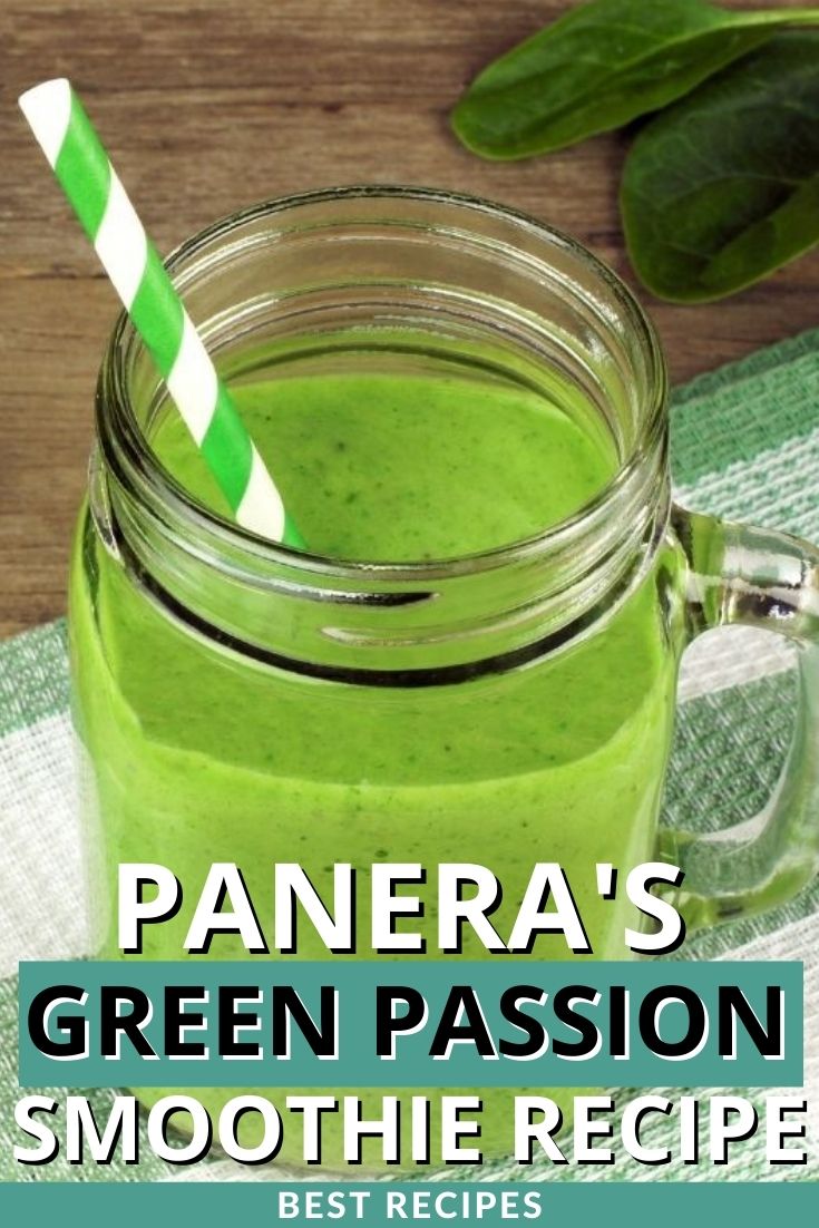 Panera's Green Passion Smoothie Recipe