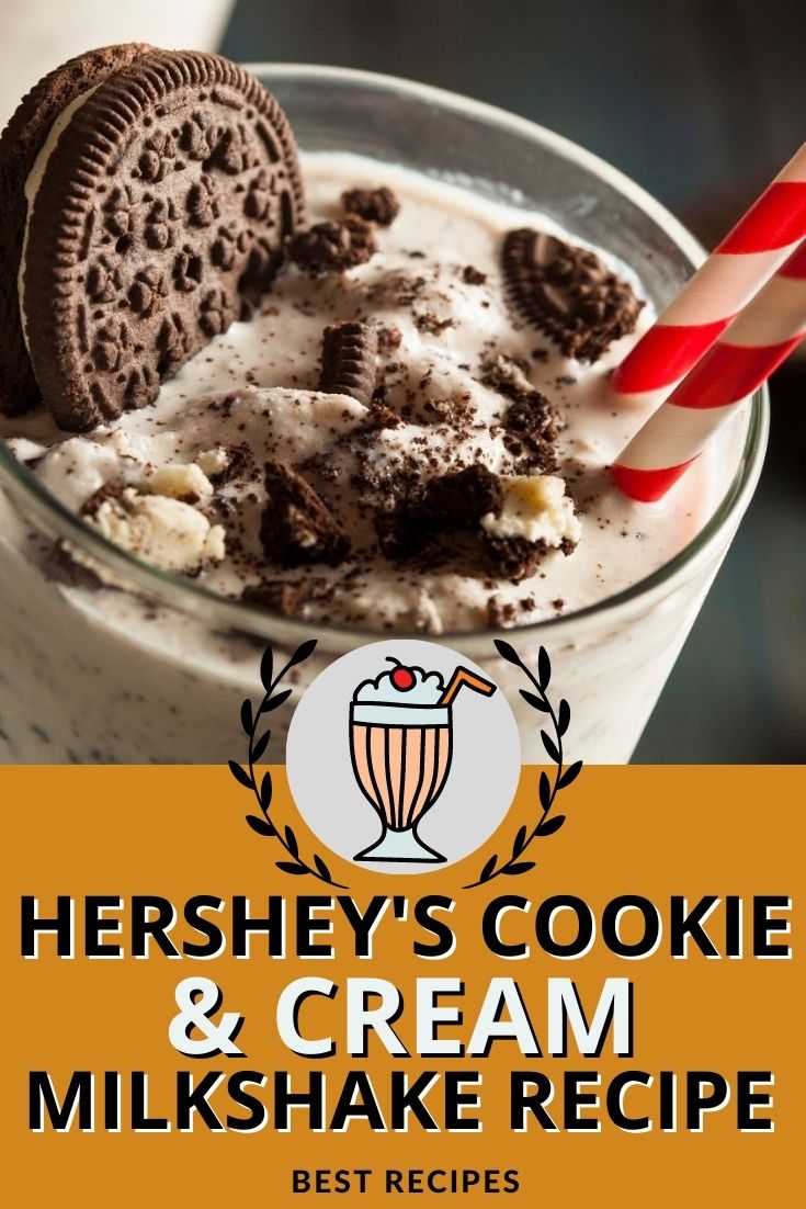Hershey's Cookie & Cream Milkshake Recipe