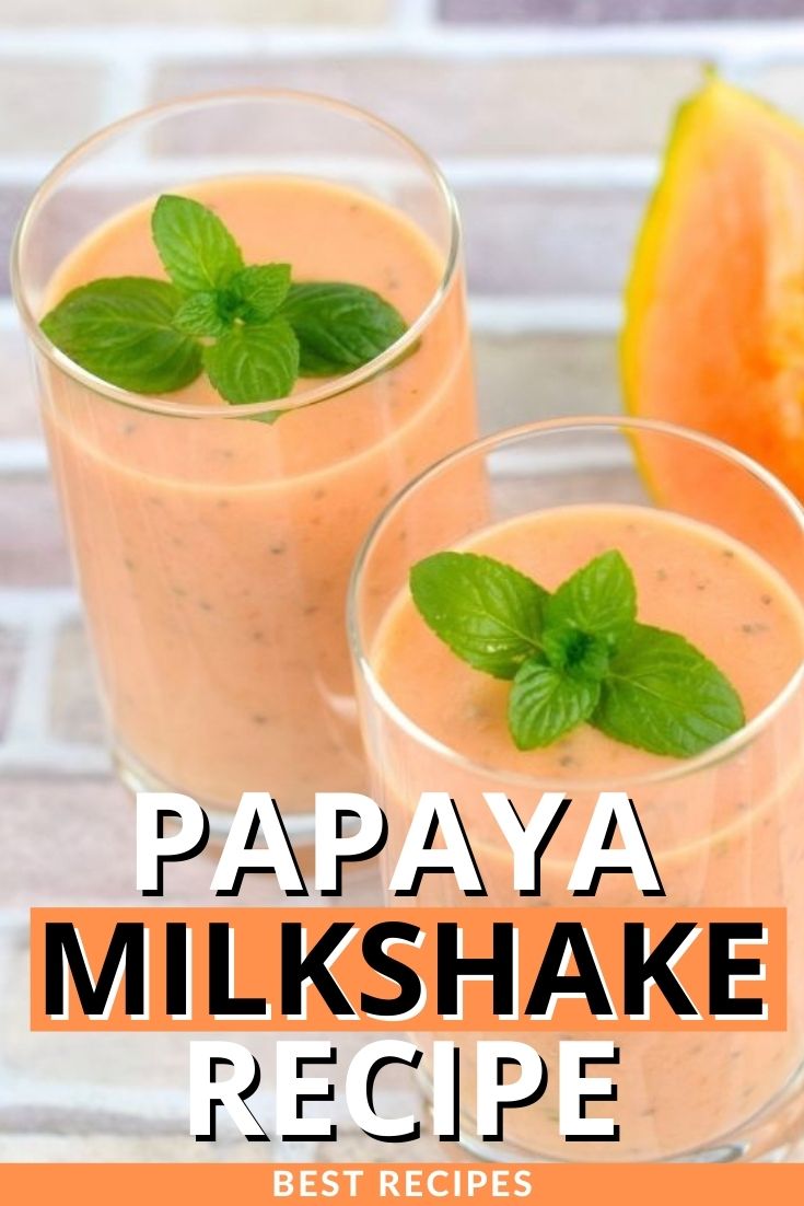 Papaya Milkshake Recipe