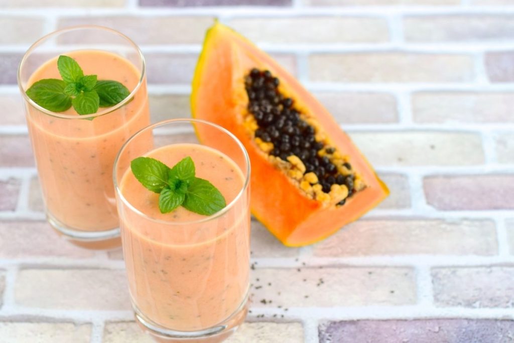 Papaya Milkshake Recipe