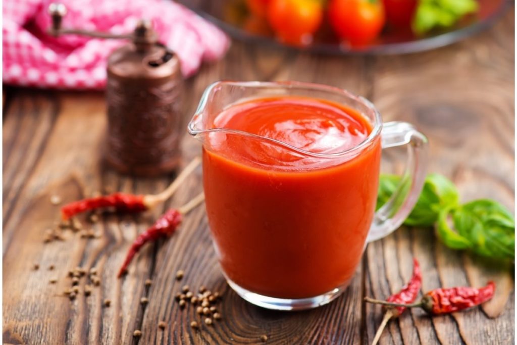 tomato paste substitute tomato sauce