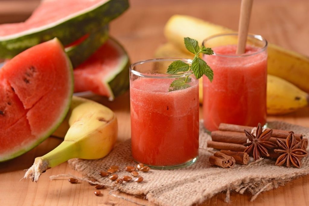 Watermelon Banana Smoothie Recipe