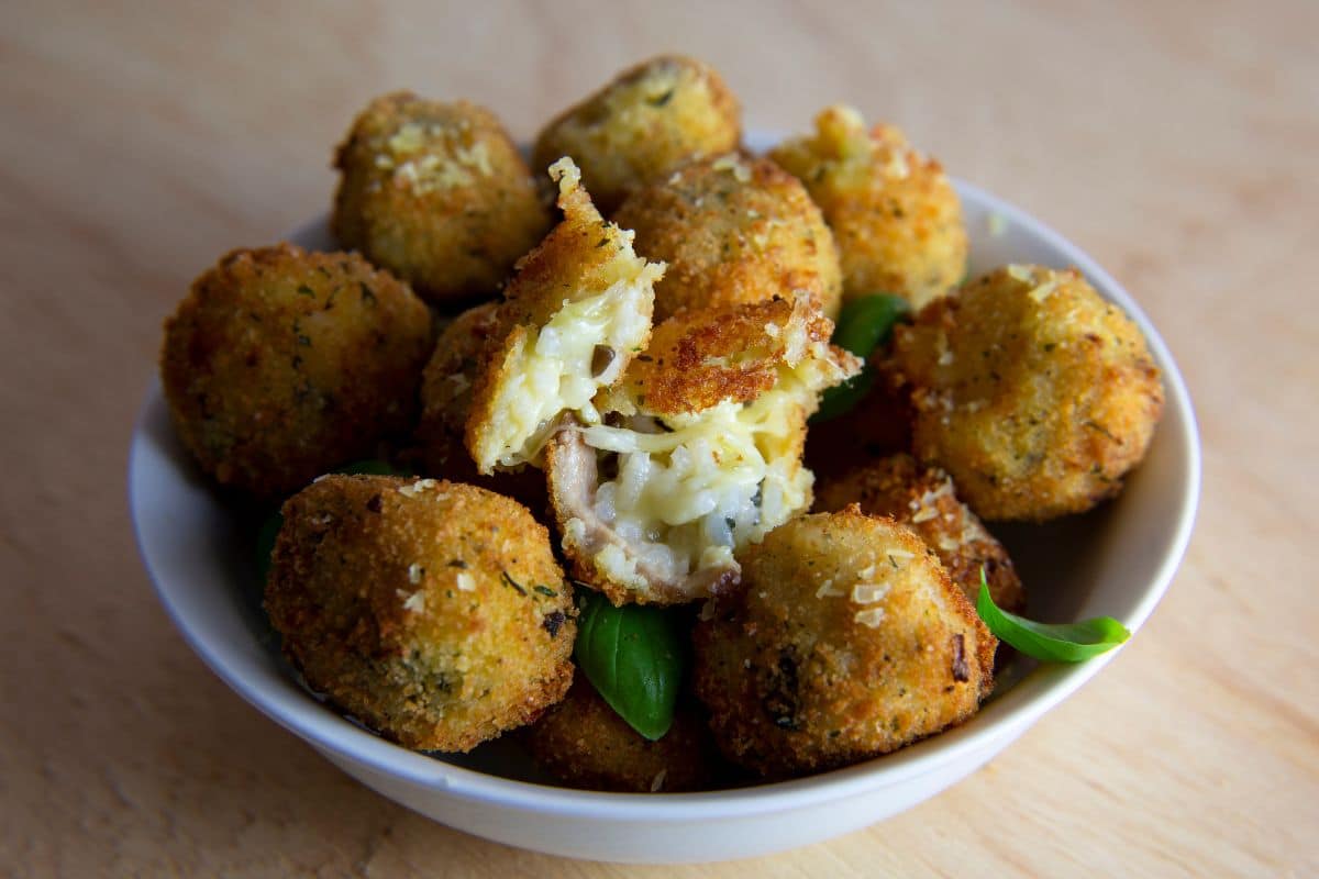 risotto balls - how to reheat risotto