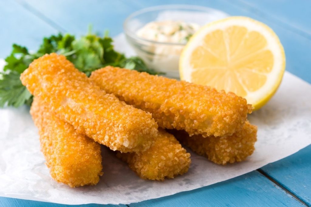 Cooked Frozen Fish Sticks