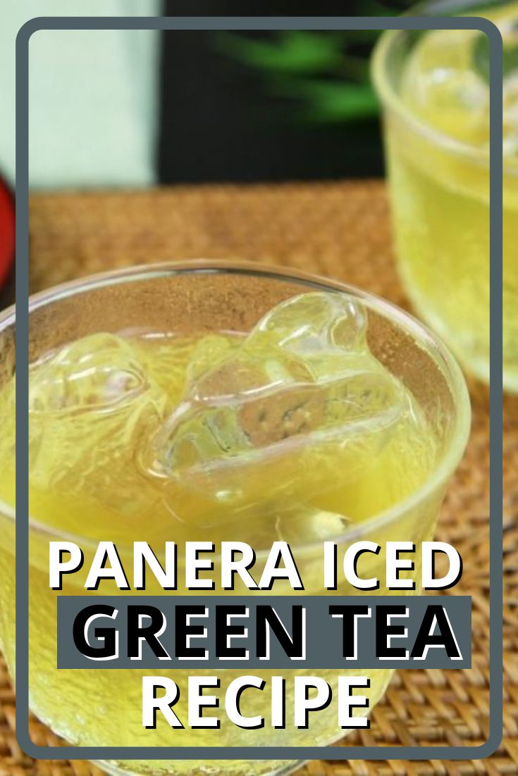 Panera Iced Green Tea Recipe