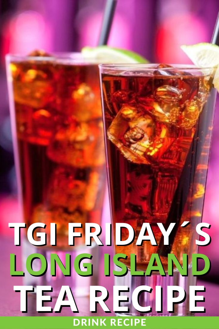 TGI Friday's Long Island Tea Recipe