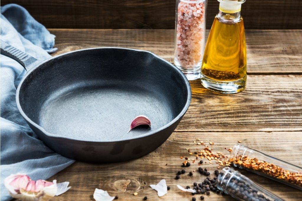 Seasoning Cast Iron with Olive Oil