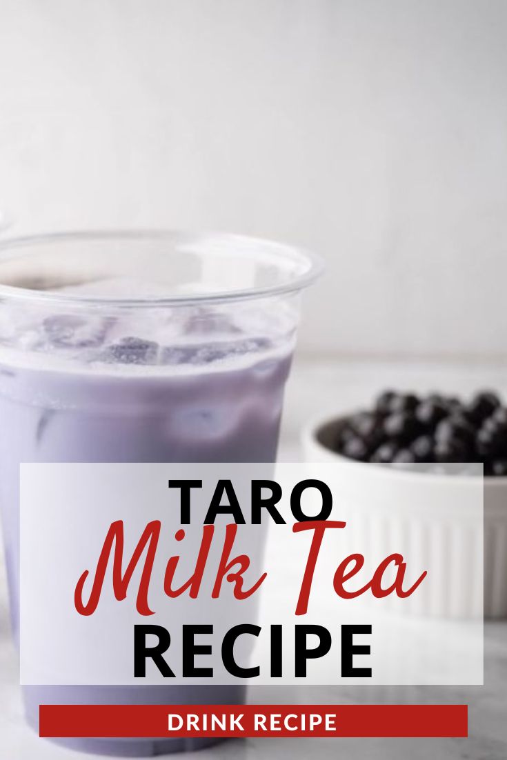 Taro Milk Tea Recipe