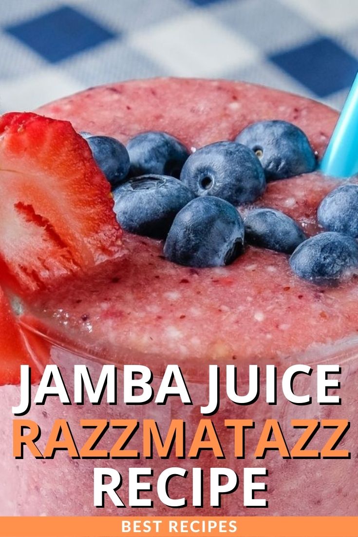 Jamba Juice Razzmatazz Recipe