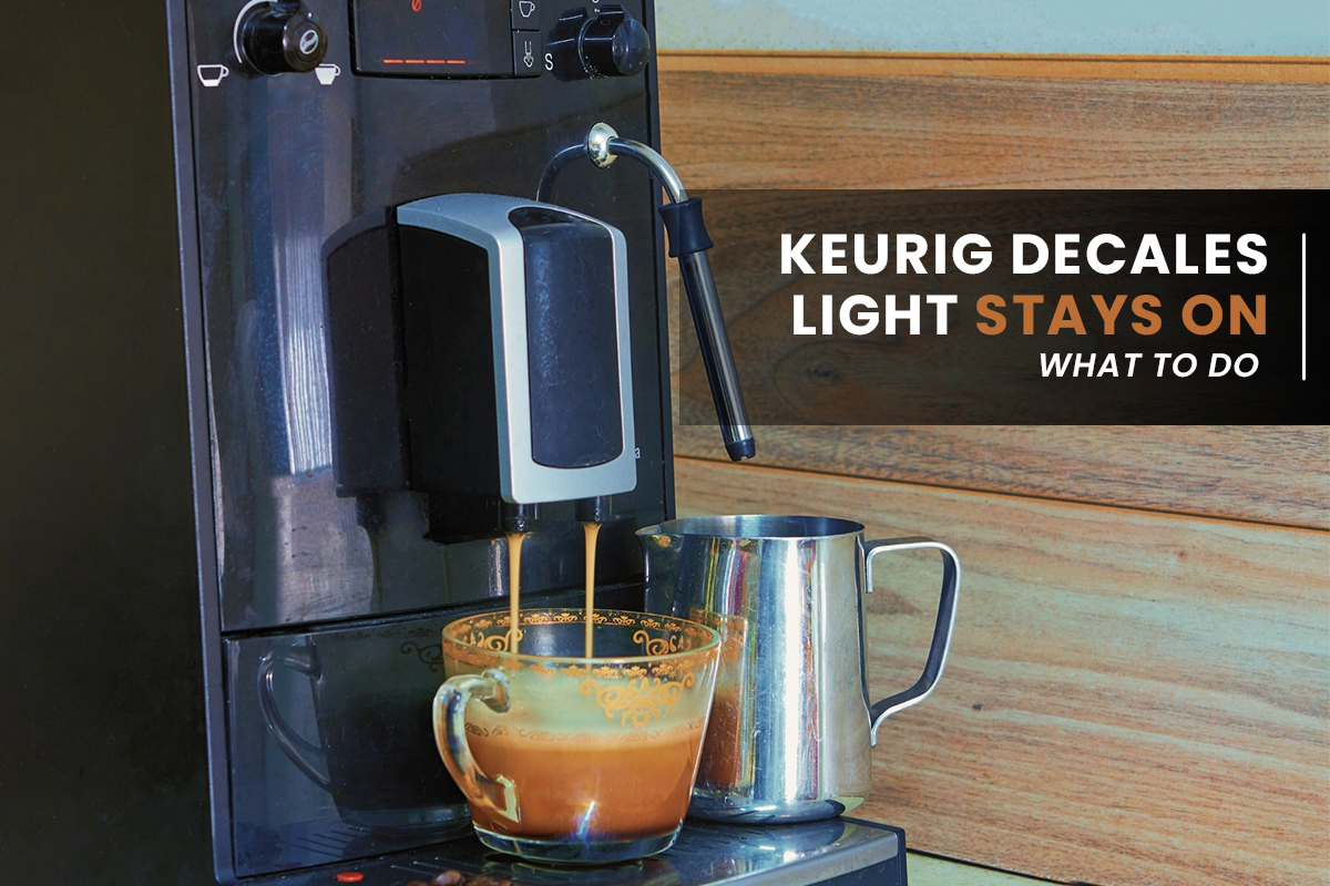 clear descale light on keurig