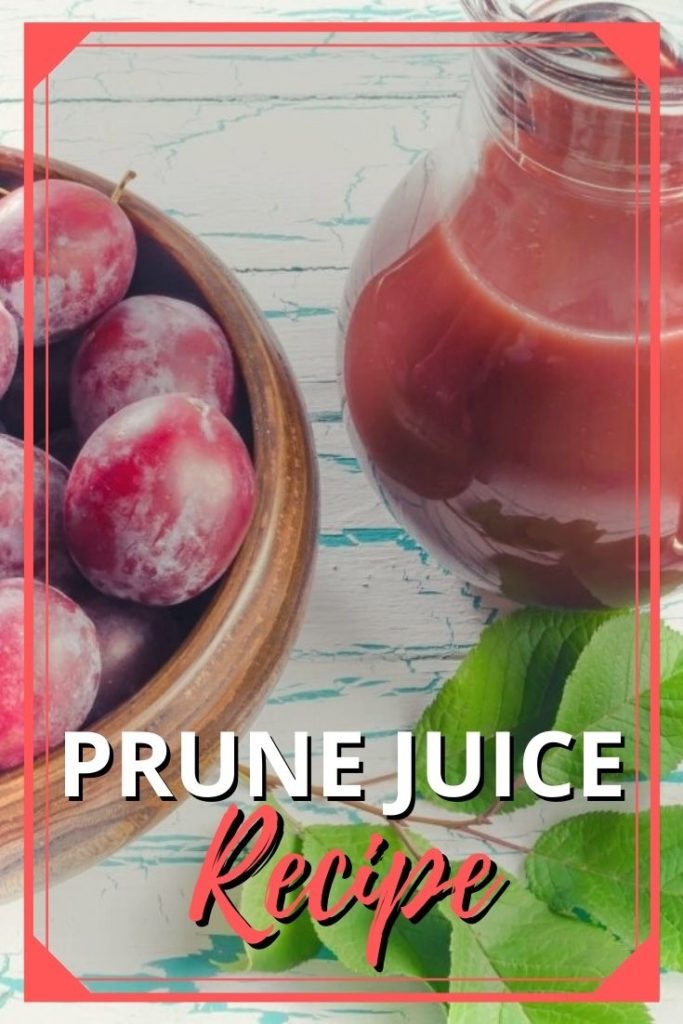 mixing prune juice and apple juice for constipation