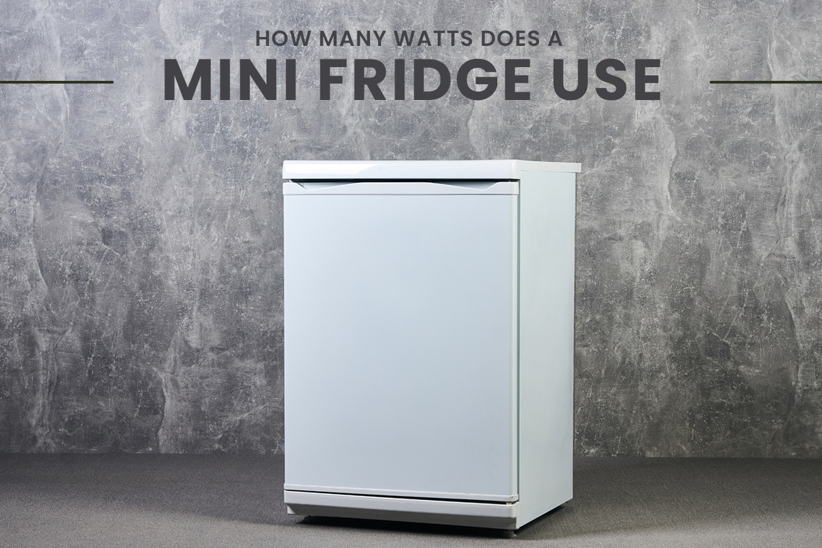 wattage for mini fridge