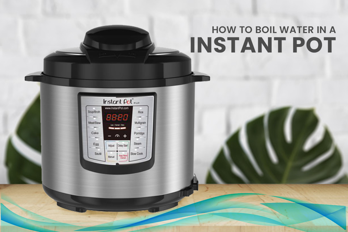 Can instant pot boil water new arrivals