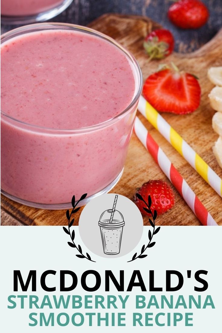 Mcdonald S Strawberry Banana Smoothie Copycat Recipe Deporecipe Co