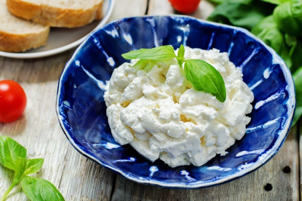 Well-drained Ricotta