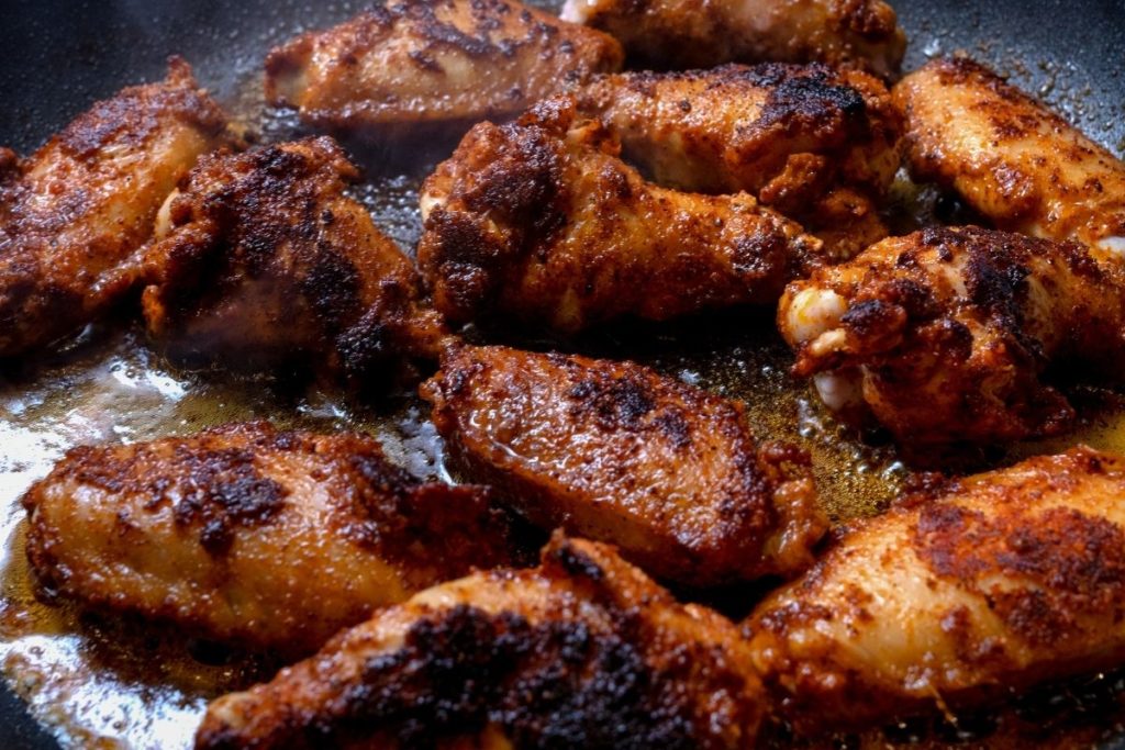 Reheat Chicken Wings on a Pan