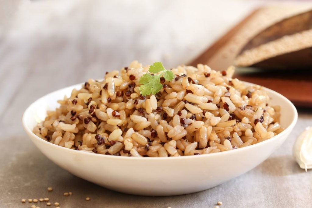  Riz brun - Côtés pour poulet Parmesan 