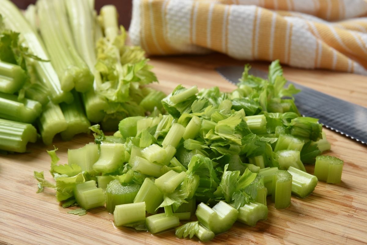 Diced celery
