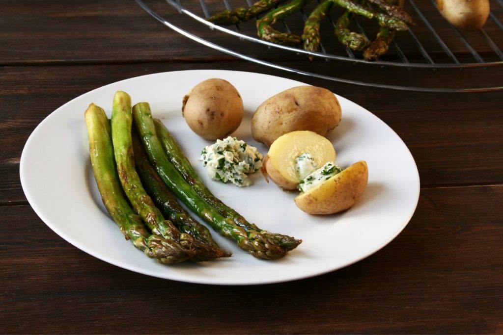 Asparagi alla griglia - Contorni per pollo Alfredo