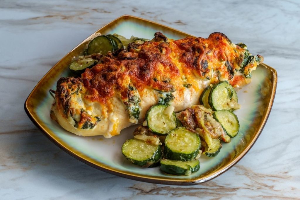 Hasselback Zucchini - Sides for Italian Beef