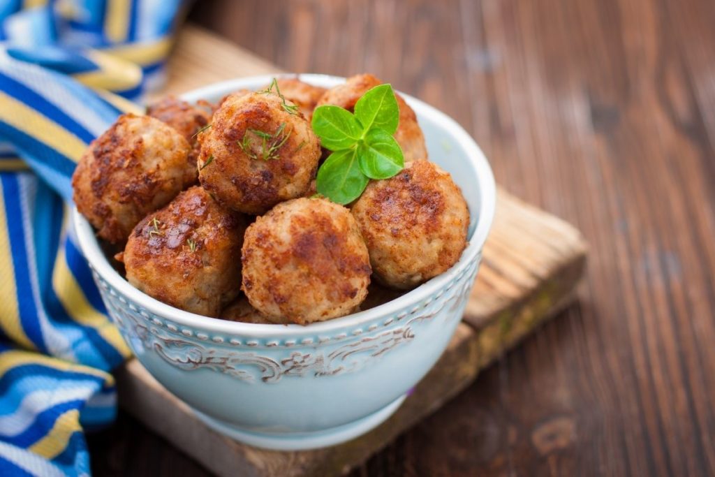  Boulettes de viande - Accompagnements pour Alfredo de poulet 