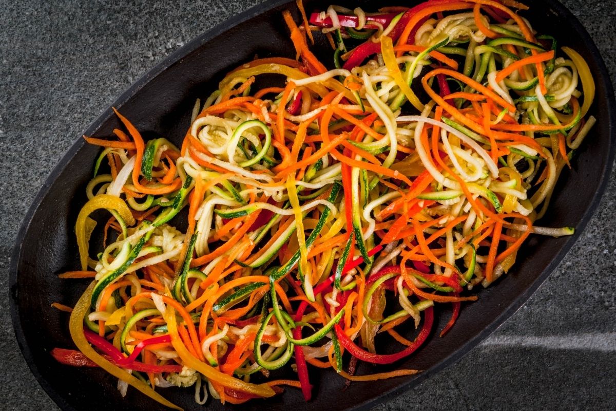  Fideos de verduras