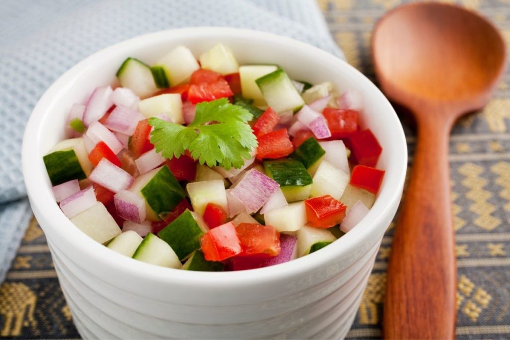 Kachumber Salad - Side Dishes for Curry Chicken