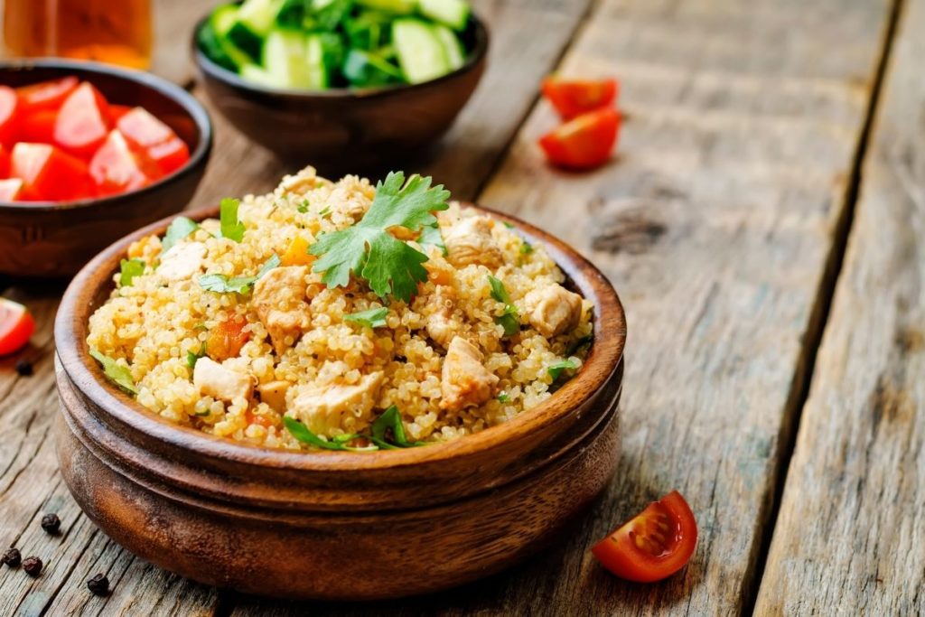 Quinoa Pilaf-co sloužit s hovězím Wellingtonem