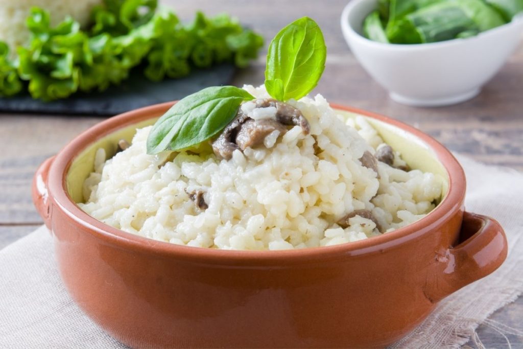 Risotto z pieczarkami