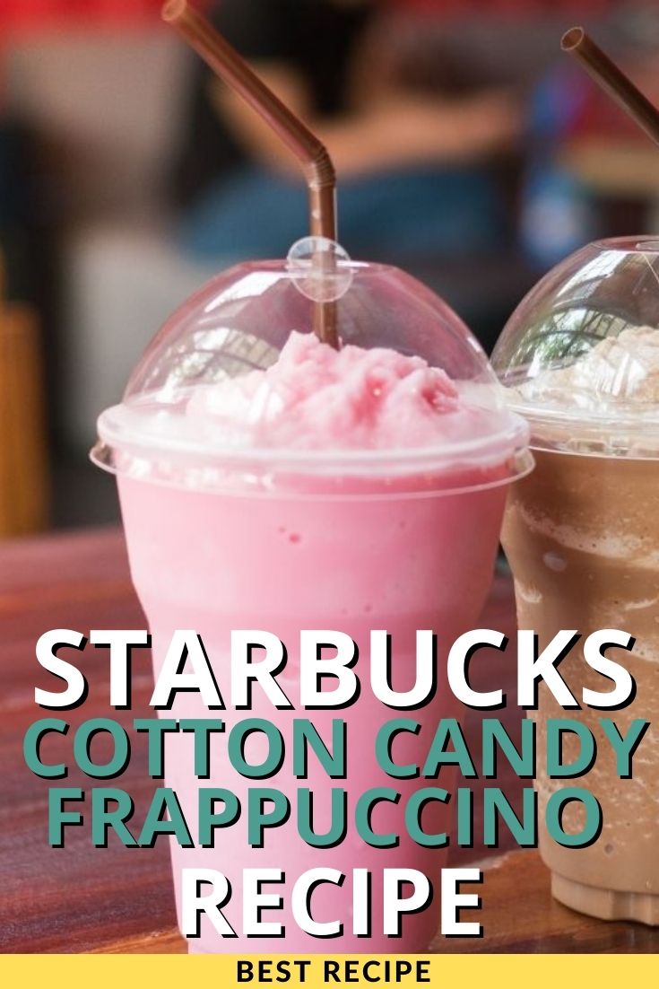 Starbucks Cotton Candy Frappuccino Recipe