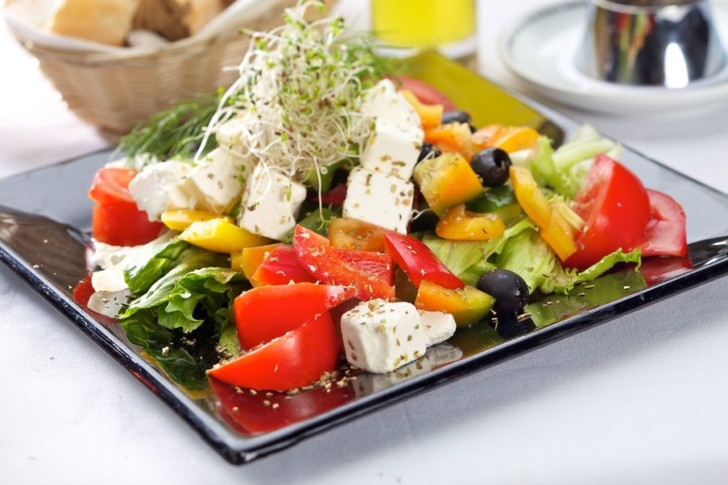 Greek Veggie Side Salad