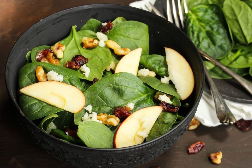 Spinach-Apple Salad Side dish
