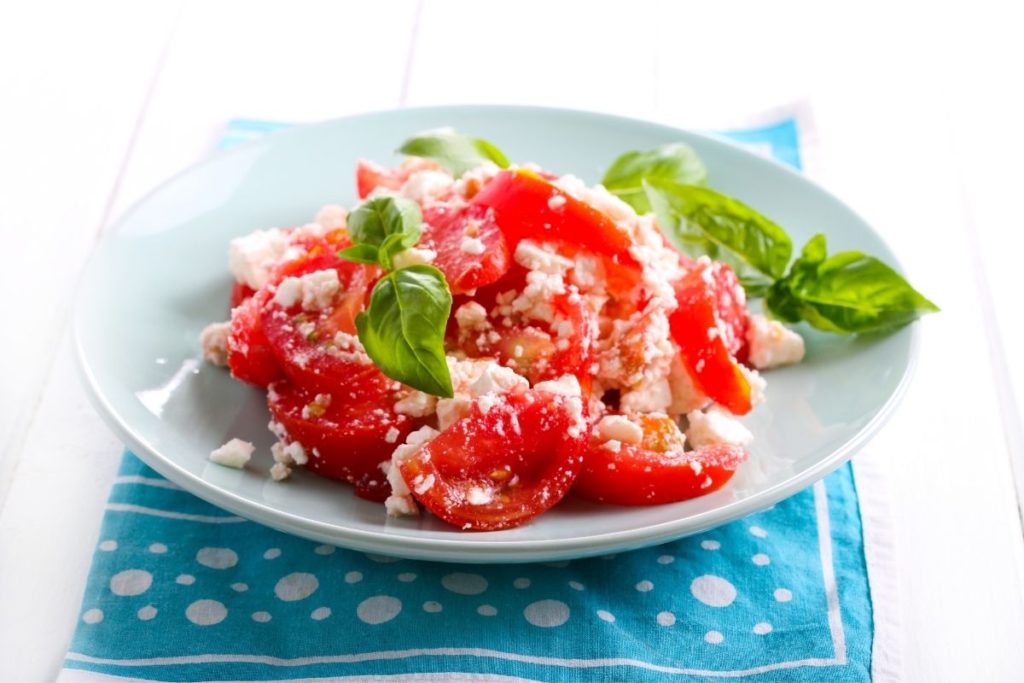Side of Tomato Feta Salad