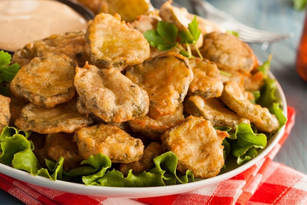Fried Pickles - What to Serve with Chicken Tenders