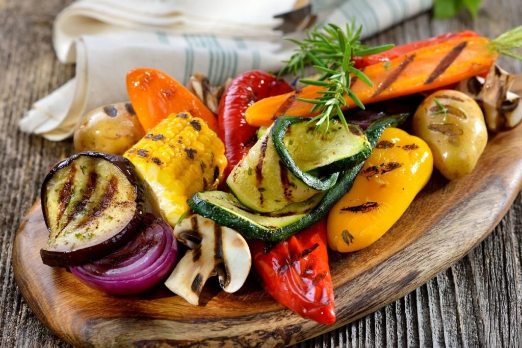What to Serve With Gazpacho - Grilled Veggies