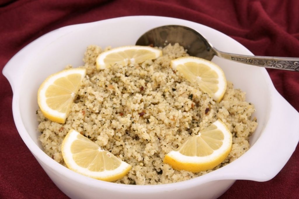 Lemon Couscous - What to Serve with Halibut