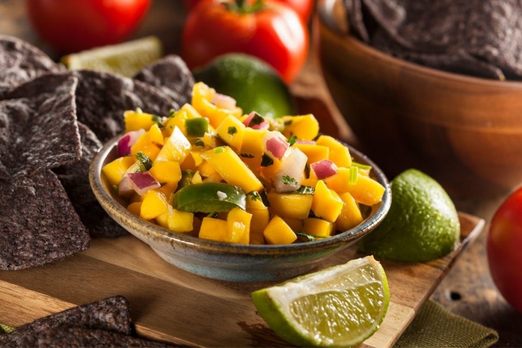 Mango Salsa - What to Serve With Jerk Chicken