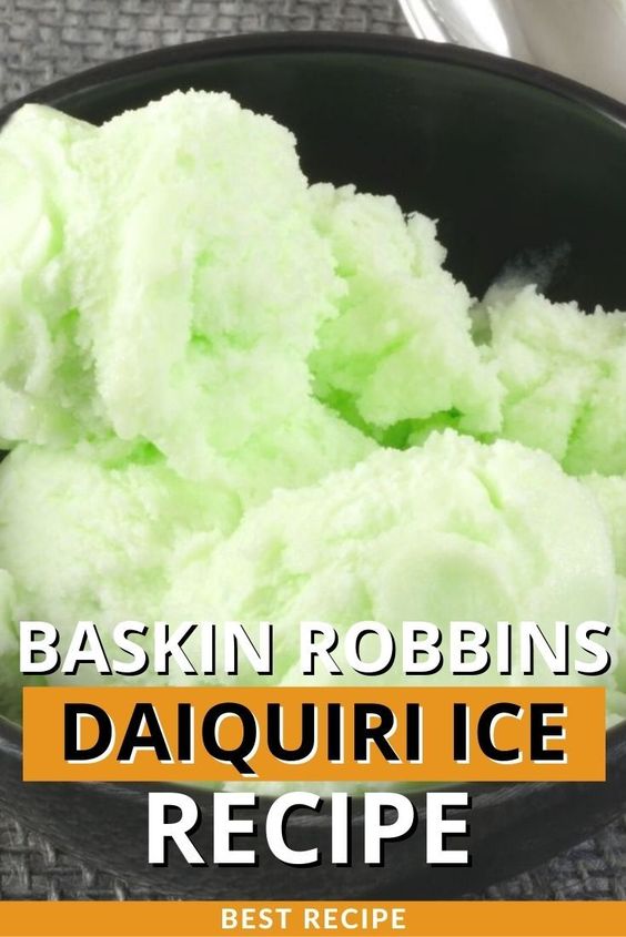 Baskin robbins daiquiri deals ice