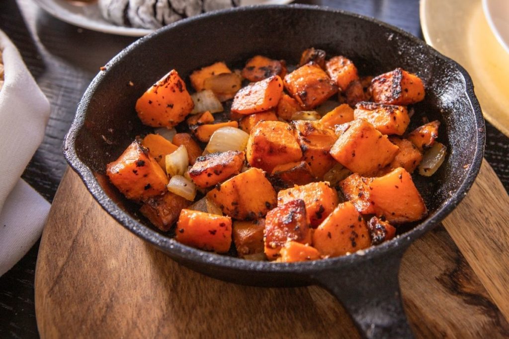 Roasted Sweet Potatoes - What to serve with Porchetta