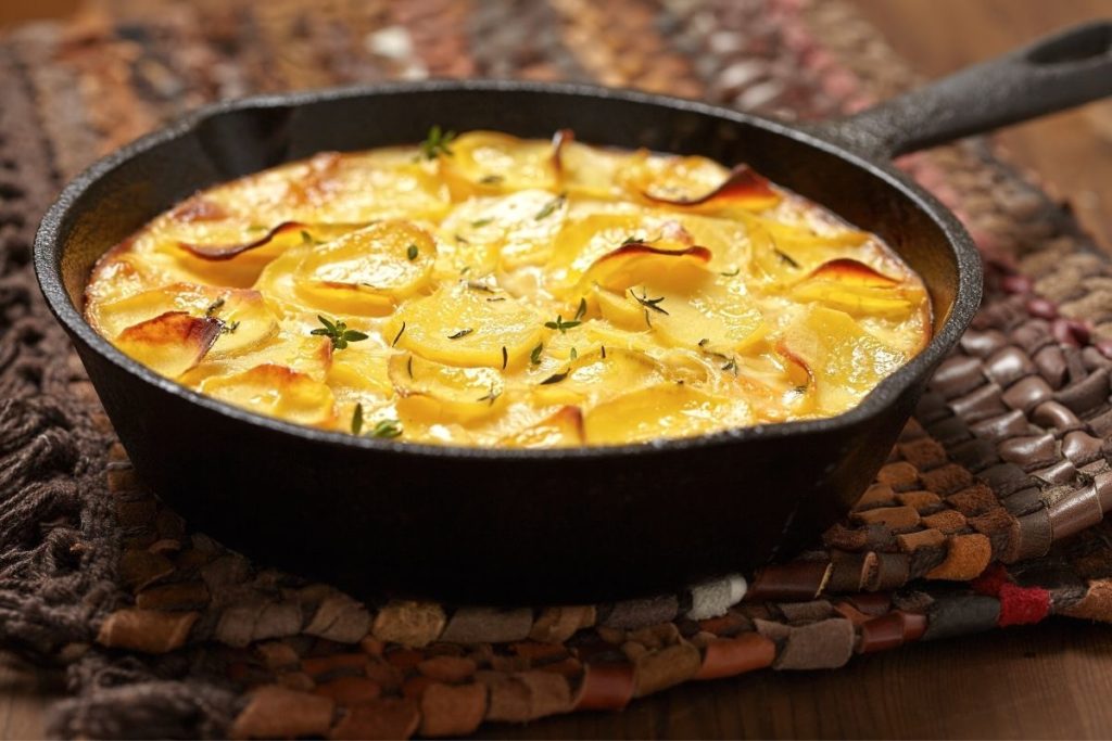 Scalloped Potatoes -What to Serve with Brisket Dinner