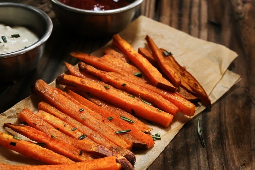 Sweet Potato Fries - What to Serve with Wagyu Beef