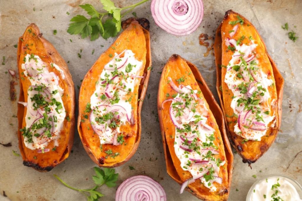 Side of Baked Sweet Potato